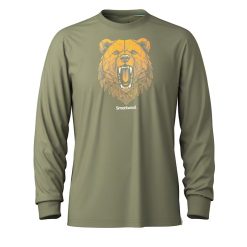 Alternative view of Smartwool Geometric Bear Long Sleeve Graphic Tee T Shirt