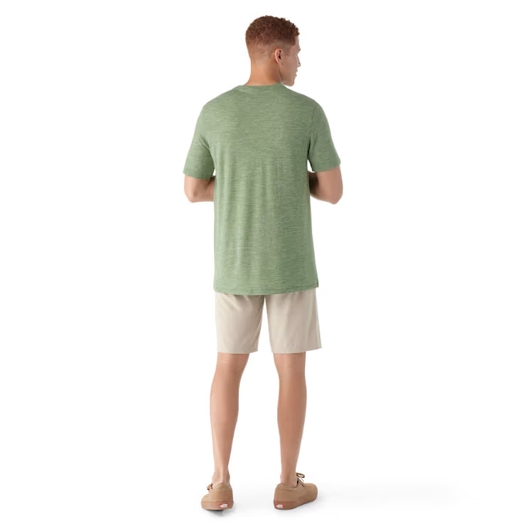 Smartwool Men's Merino Hemp Blend Short Sleeve Pocket Tee Shorts - Image 2