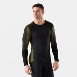 Smartwool Men's Intraknit? Thermal Merino Base Layer Colorblock Crew