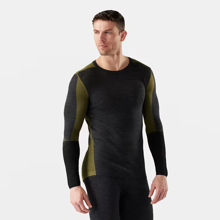 Smartwool Men's Intraknit? Thermal Merino Base Layer Colorblock Crew