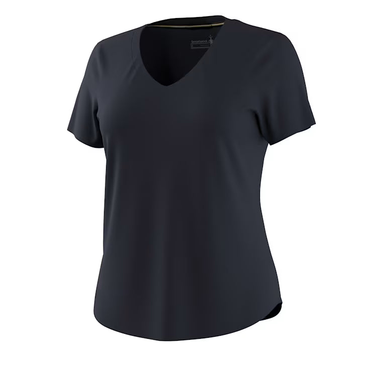 Smartwool Women's Active Ultralite V - Neck Short Sleeve Shorts - Image 3