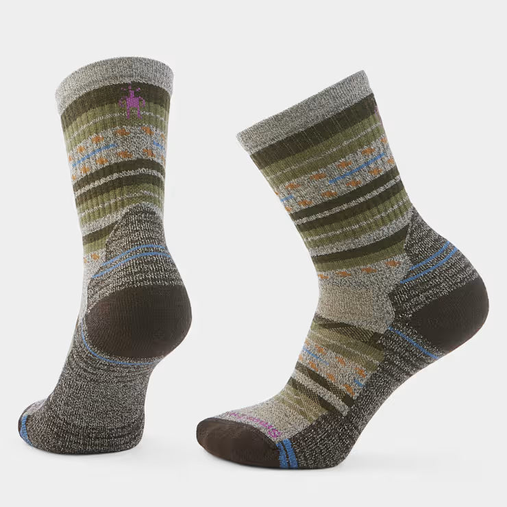 Smartwool Women's Hike Margarita Crew Socks Hiking