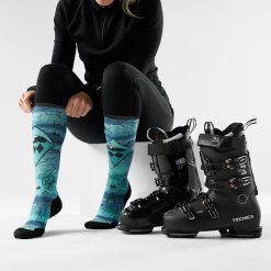 Alternative view of Smartwool Women's Ski Topo Treasures Print Over The Calf Socks Ski