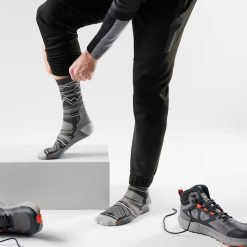 Alternative view of Smartwool Hike Mountain Range Pattern Crew Socks Hiking