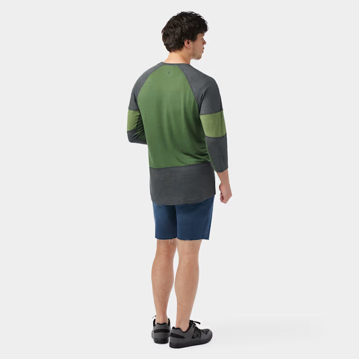 Smartwool Men's Mountain Bike 3/4 Sleeve Jersey - Image 2