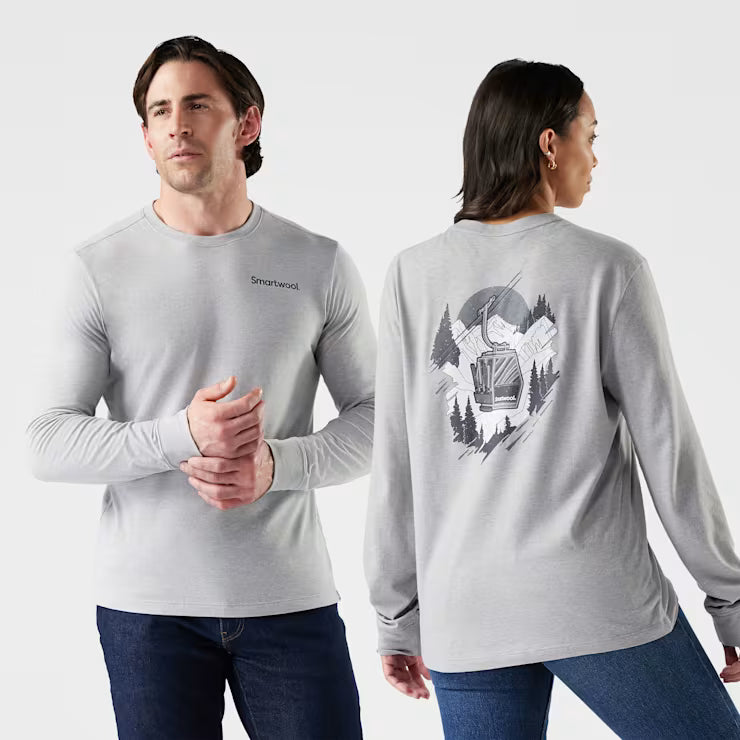 Smartwool Gondola View Long Sleeve Graphic Tee T Shirt