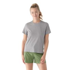 Smartwool Women's Perfect Crew Short Sleeve Tee Shorts
