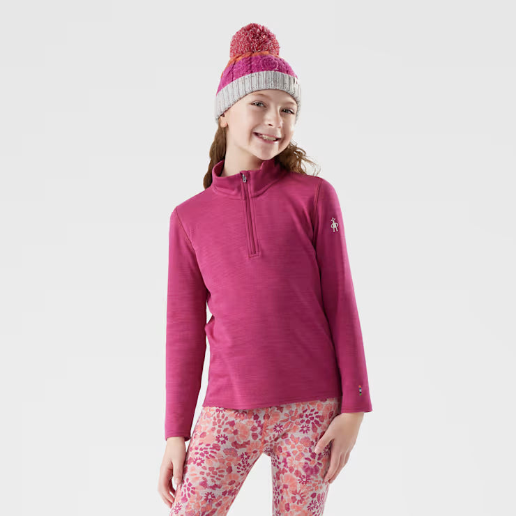 Smartwool Kids' Classic Thermal Merino Base Layer 1/4 Zip