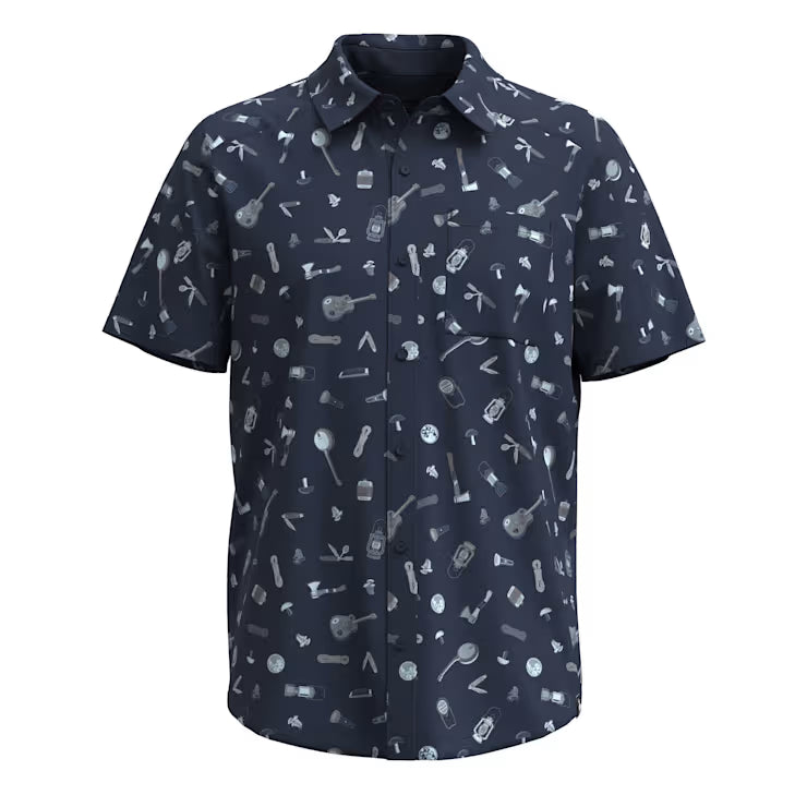 Smartwool Men's Everyday Short Sleeve Button Down Shorts - Image 3
