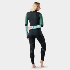 Alternative view of Smartwool Women's Intraknit? Thermal Merino Base Layer Colorblock 1/4 Zip