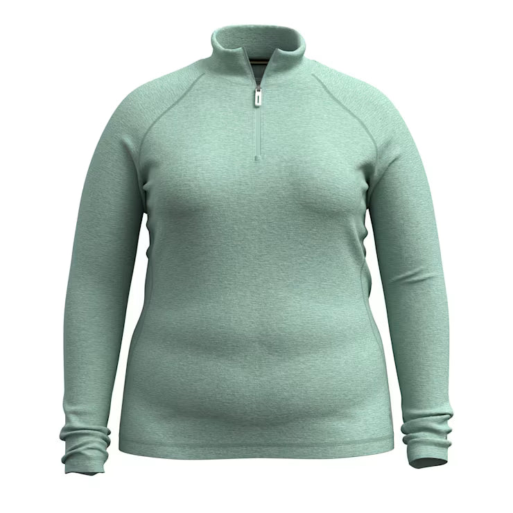 Smartwool Women's Classic Thermal Merino Base Layer 1/4 Zip Plus - Image 3