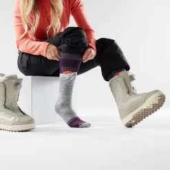 Alternative view of Smartwool Women's Snowboard Valley Sunset Over The Calf Socks Ski