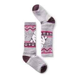 Smartwool Kids' Wintersport Polar Bear Pattern Over The Calf Socks