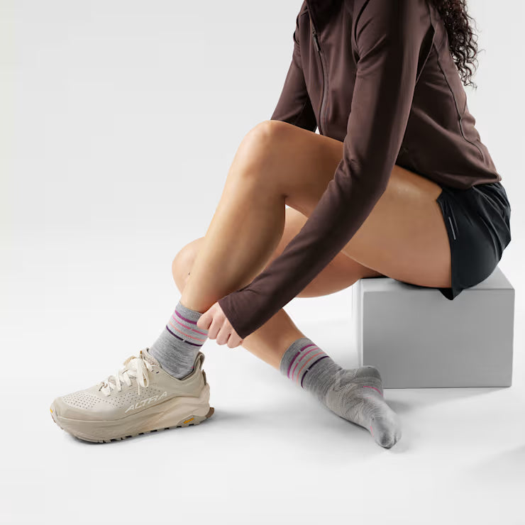 Smartwool Women's Run Zero Cushion Mid Crew Socks Running - Image 2