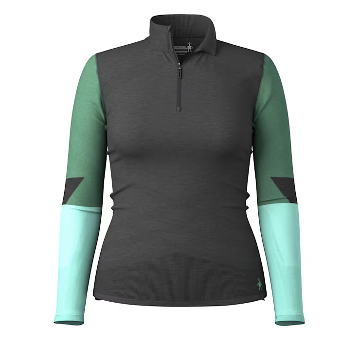 Smartwool Women's Intraknit? Thermal Merino Base Layer Colorblock 1/4 Zip - Image 4