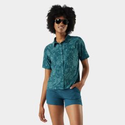Smartwool Women??s Everyday Short Sleeve Button Down Shorts
