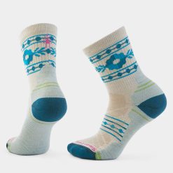 Smartwool Women's Hike Retro Floral Mid Crew Socks Hiking