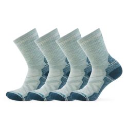 Smartwool Women's Hike Crew Socks 4 - Pack Hiking Socks