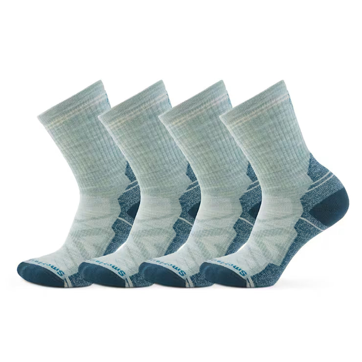 Smartwool Women's Hike Crew Socks 4 - Pack Hiking Socks