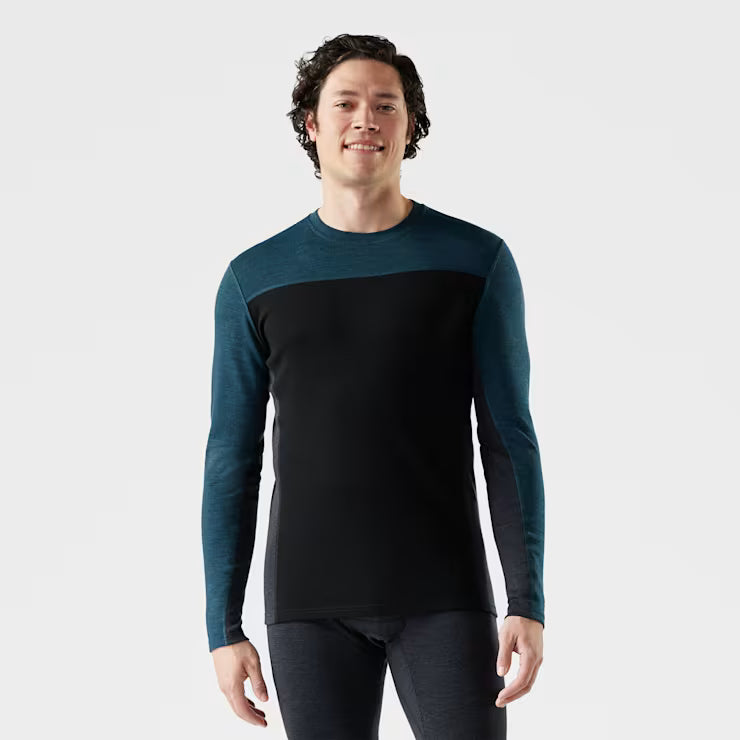 Smartwool Men's Classic Thermal Merino Base Layer Colorblock Crew