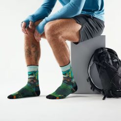 Alternative view of Smartwool Hike Trail Trekker Print Crew Socks Hiking