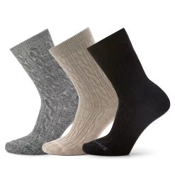 Smartwool Everyday Cable Crew Socks Trio Gift Box Socks