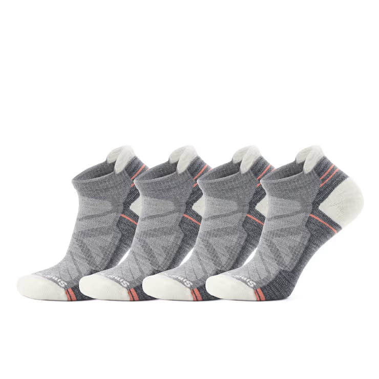 Smartwool Women's Hike Low Ankle Socks 4 - Pack Hiking Socks