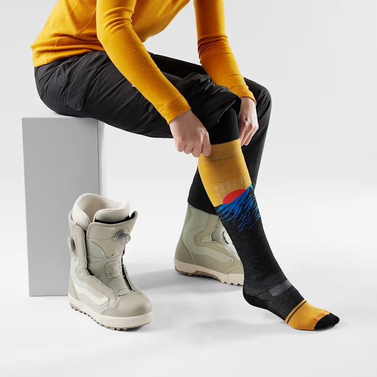 Smartwool Women's Snowboard Valley Sunset Over The Calf Socks Ski - Image 2