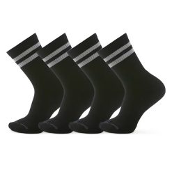 Smartwool Everyday Athletic Striped Crew Socks 4 - Pack Running Socks