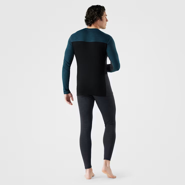 Smartwool Men's Classic Thermal Merino Base Layer Colorblock Crew - Image 3
