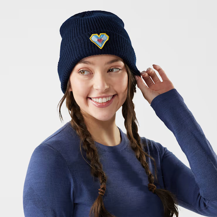 Smartwool Geo Peaks Patch Beanie Winter Hat