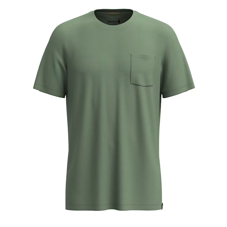 Smartwool Men's Merino Hemp Blend Short Sleeve Pocket Tee Shorts - Image 3