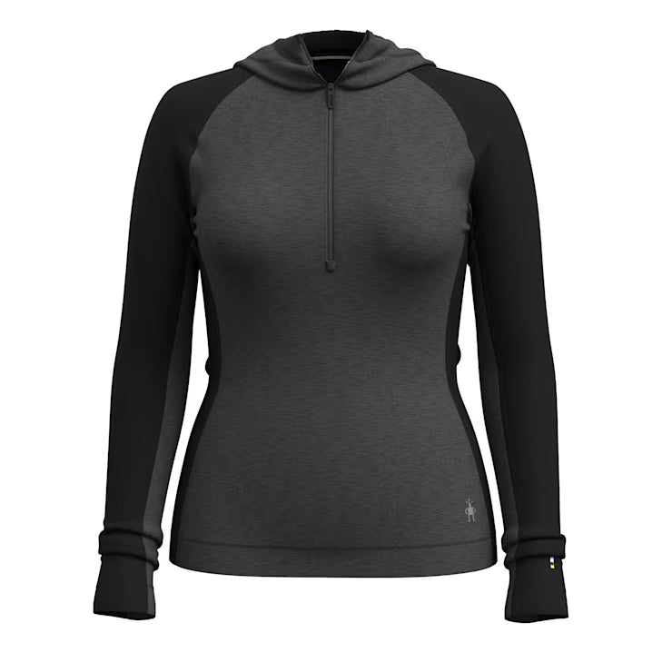 Smartwool Women's Classic Thermal Merino Base Layer 1/2 Zip Hoodie - Image 3