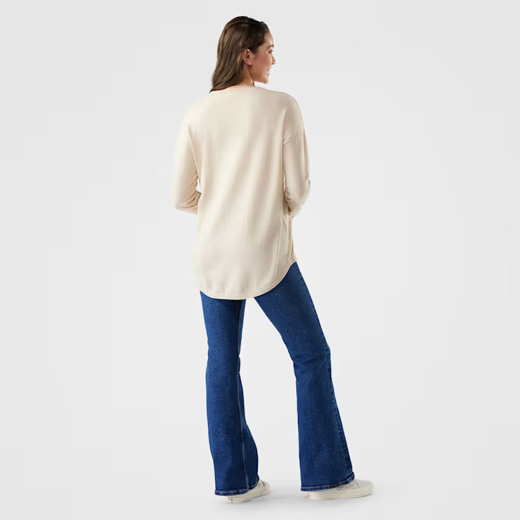 Smartwool Women's Shadow Pine Colorblock Crew Sweater - Image 2