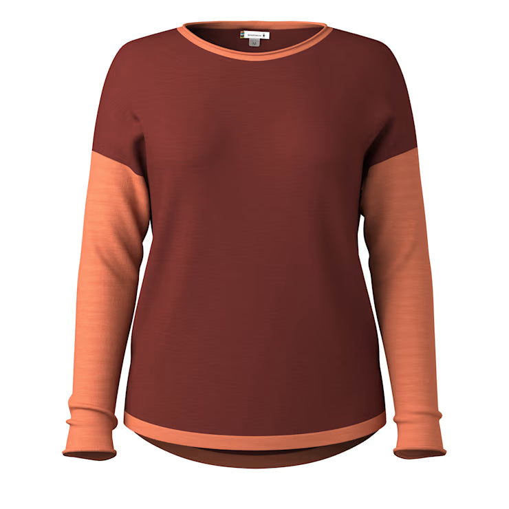 Smartwool Women's Shadow Pine Colorblock Crew Sweater - Image 3