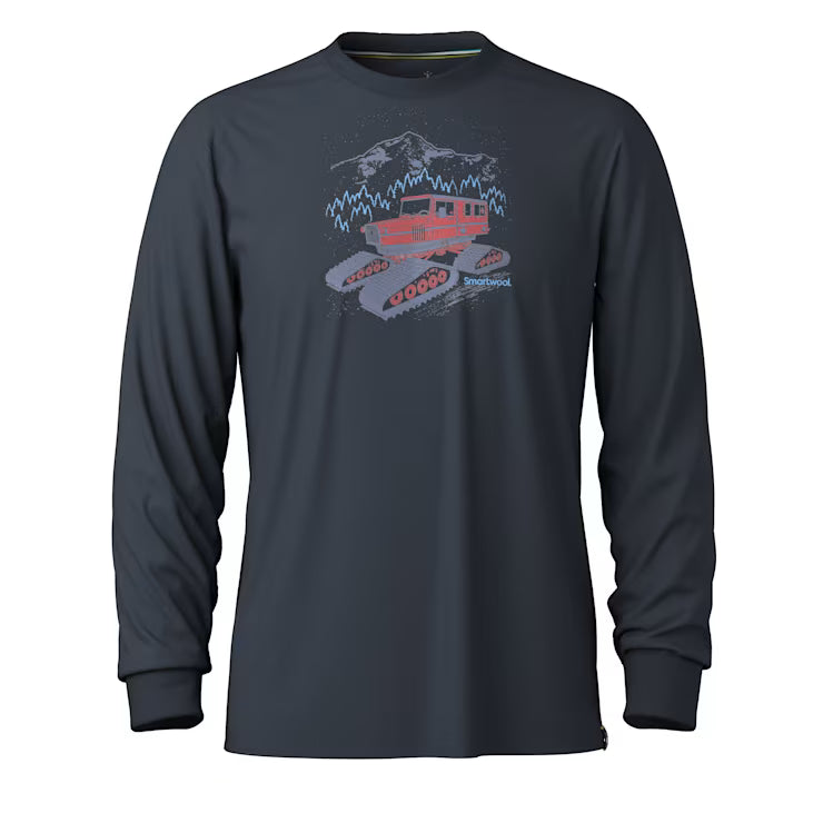Smartwool Snowcat Graphic Long Sleeve Graphic Tee T Shirt - Image 2
