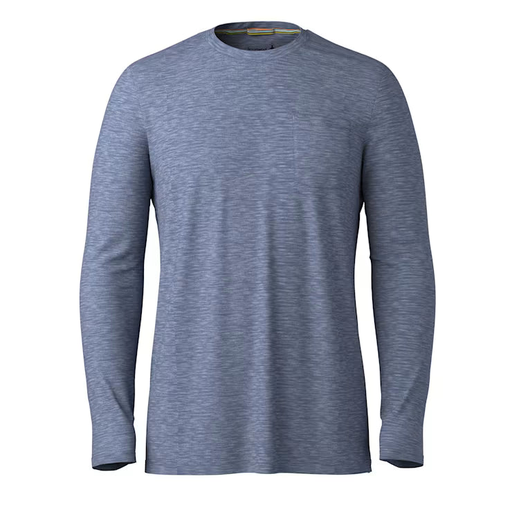 Smartwool Men's Everyday Exploration Merino Long Sleeve Pocket Tee T Shirt - Image 3