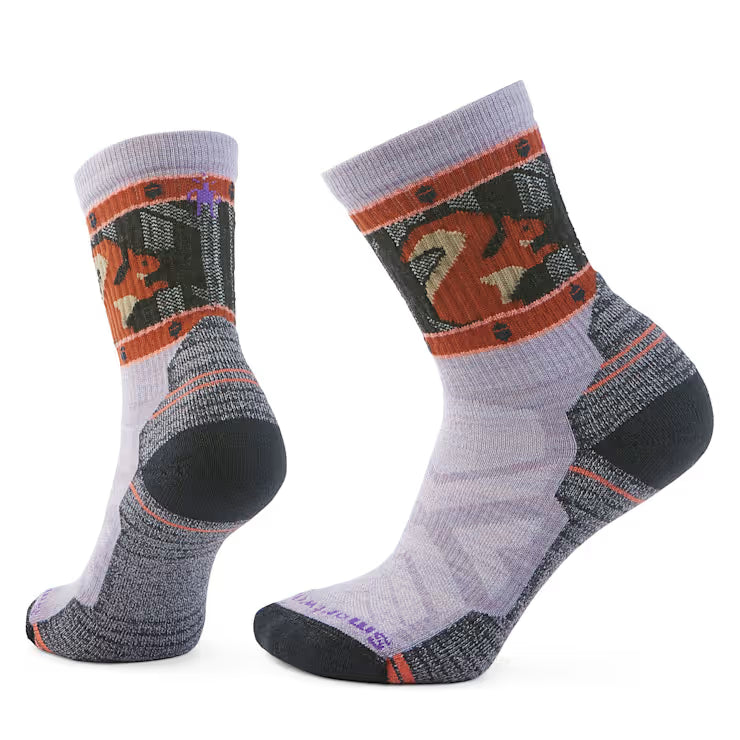 Smartwool Women's Hike Squirrely Crew Socks Hiking