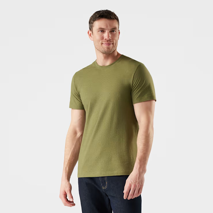 Smartwool Men's Perfect Crew Short Sleeve Tee Shorts