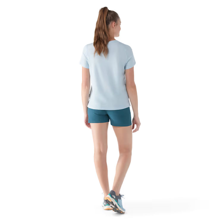 Smartwool Women's Perfect V - Neck Short Sleeve Tee Shorts - Image 2