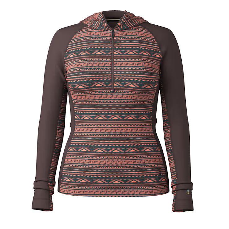 Smartwool Women's Classic Thermal Merino Base Layer 1/2 Zip Hoodie - Image 3