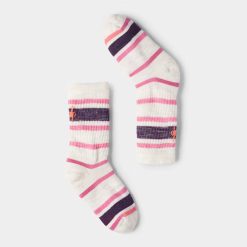 Smartwool Kids' Hike Striped Crew Socks Hiking