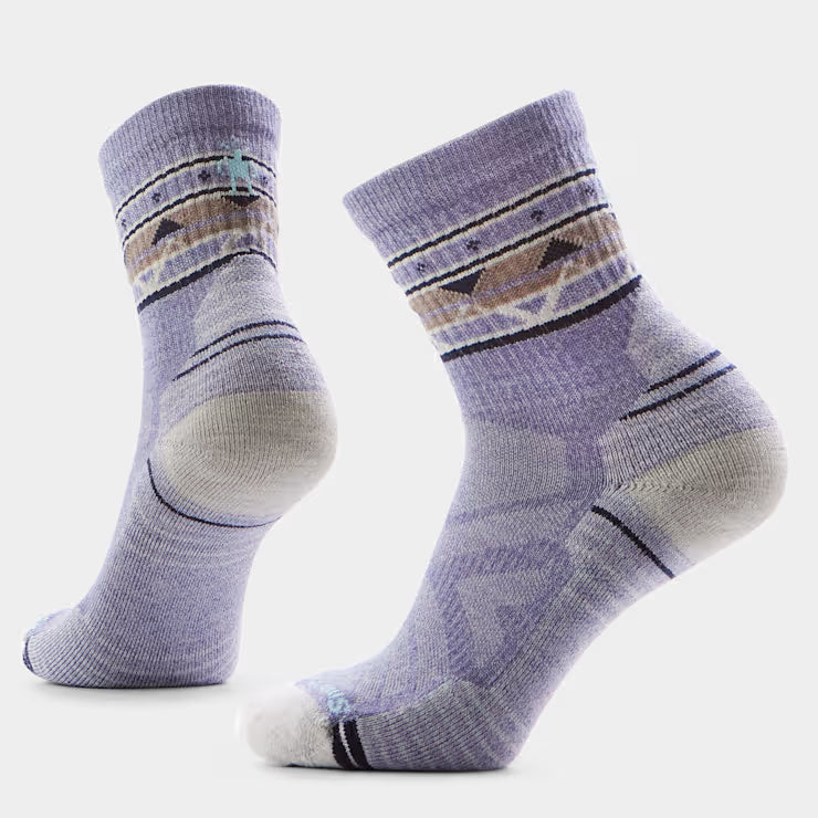 Smartwool Women's Hike Zig Zag Valley Mid Crew Socks Hiking