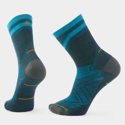 Smartwool Run Mid Crew Pattern Socks Running