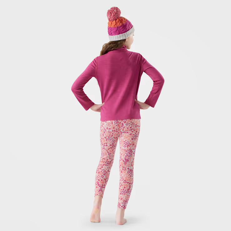 Smartwool Kids' Classic Thermal Merino Base Layer 1/4 Zip - Image 2