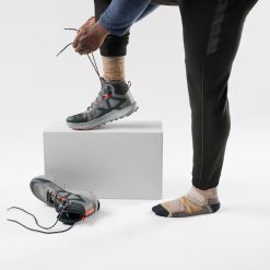 Alternative view of Smartwool Hike Mountain Range Pattern Crew Socks Hiking