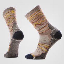 Smartwool Hike Mountain Range Pattern Crew Socks Hiking