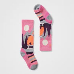 Smartwool Kids' Ski Sleigh Bear Over The Calf Socks Ski
