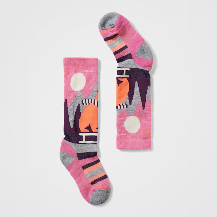 Smartwool Kids' Ski Sleigh Bear Over The Calf Socks Ski