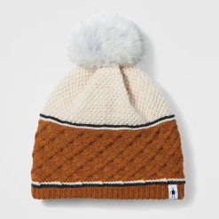 Alternative view of Smartwool Cable Knit Colorblock Pom Beanie Winter Hat